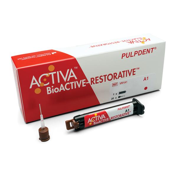 Pulpdent VR1A1 Activa BioACTIVE Universal Restorative Composite Syringe A1 8 Gm Pulpdent VR1A1 Activa BioACTIVE Universal Restorative Composite Syringe A1 8 Gm